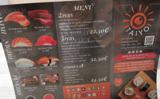 Taiyo Sushi Japones menu