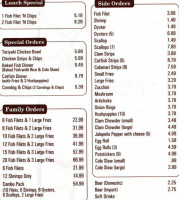 H. Salt Fish And Chips menu