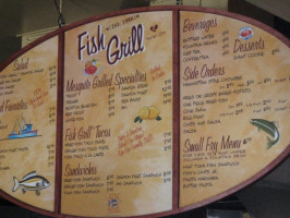 Fish Grill menu