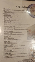 Samurai Sushi And Hibachi menu