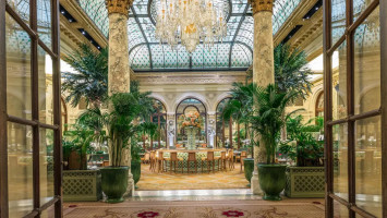 The Palm Court outside