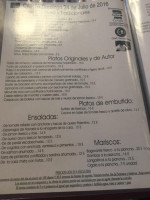 Penalabra menu
