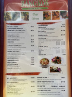 @bangkok Thai Sushi menu
