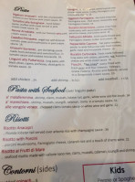 Anacapri Italian menu