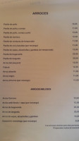 La Mar De Bo El Perellonet menu