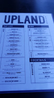 Upland College Ave Tasting Room menu