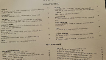 Il Venetian menu