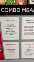 Freds Lunch Bag Deli menu