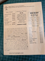 Harry Singh's Original Caribbean menu