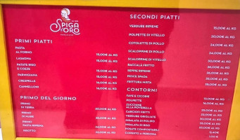 Bakery Spiga D'oro Di Rivizzigno Pasquale menu