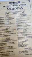 Madd Hatter Bar Restaurant menu