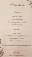 De La Dehesa A Su Mesa menu