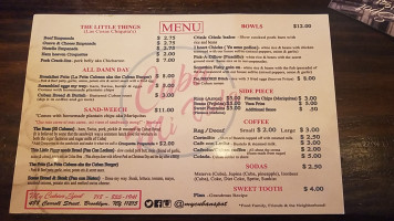 My Cuban Spot menu