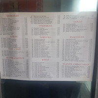 Chino El Sabor menu