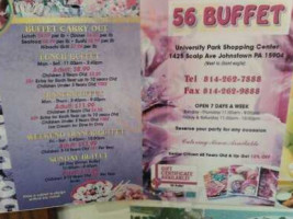 56 Buffet menu