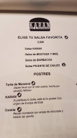 Karan menu