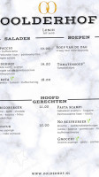 Oolderhof Restaurant Brasserie Bar Roermond menu