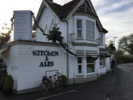 The Woodmancote Pub outside