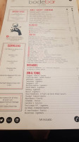 Bodebar La Linea menu