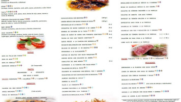 Restaurante Casa Valentín menu