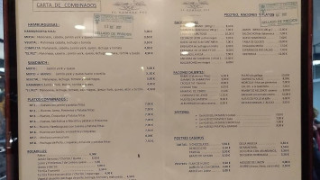 El Hombre Pez menu