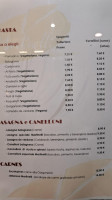 Pizzeria Martinelli menu