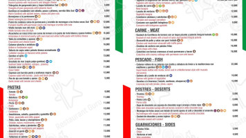 El Rincon Italiano menu