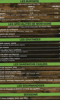 Le Relais Du Devoluy menu
