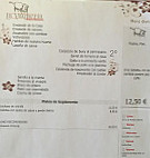 La Vaqueria menu