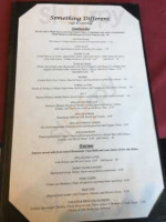 Something Different menu