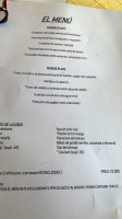 La Curenya menu