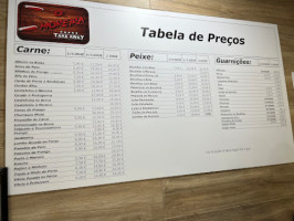 Moreira Congelados menu