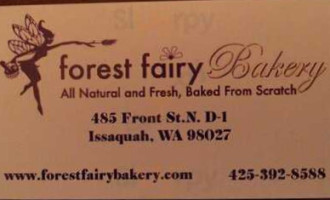 Forest Fairy Bakery food