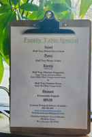 Nicholas Anthony's Family Kitchen menu