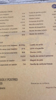 San Martín Gastrobar menu