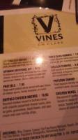 Vines On Clark menu