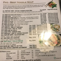 Pho Green Papaya menu
