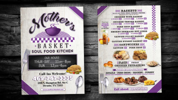 Mother's Basket menu