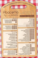 Abaceria La Jumoza menu