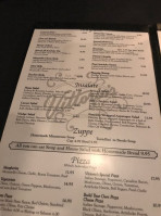 Vittorio's Italian menu