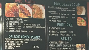 Teriyaki Wok menu