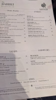 The Harriet Brasserie menu