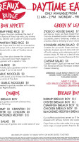 Breaux Bridge Columbus menu