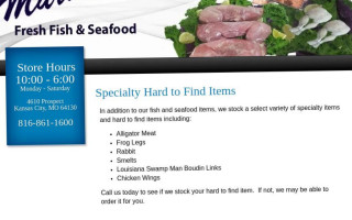 Murdock's Fresh Fish And Seafood menu