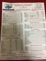 Charlie's menu