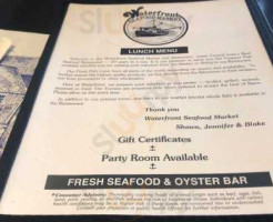 Waterfront Seafood Market menu