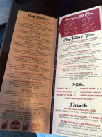 Backporch Drafthouse West menu