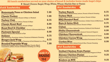 Nyc Bagel Sandwich Shop menu