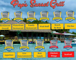 Pop's Sunset Grill food
