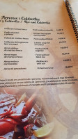 El Raco Del Mariner menu